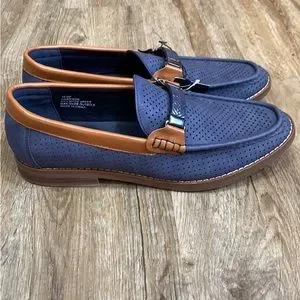 Van Heusen | Shoes | Nwt Mens Van Heusen Bluebrown Loafers  display picture 3